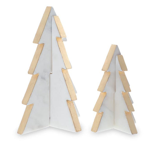 Gilded Marble Christmas Tree