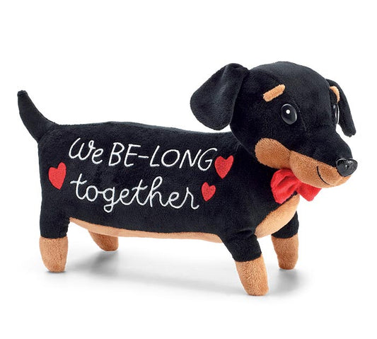 "We belong together" Dachshund Plush