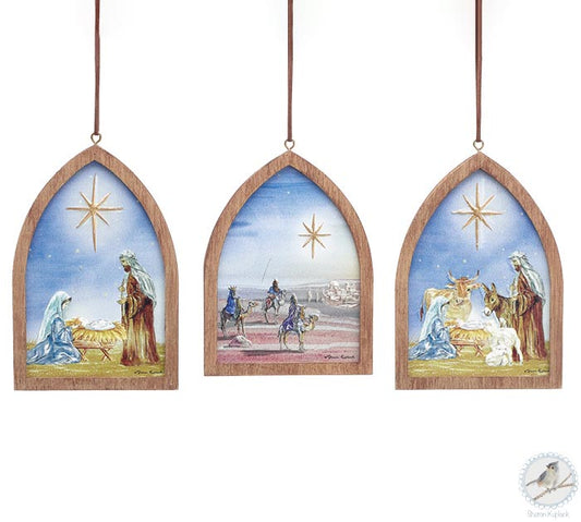 Religious Assorted Wooden Arch Ornament