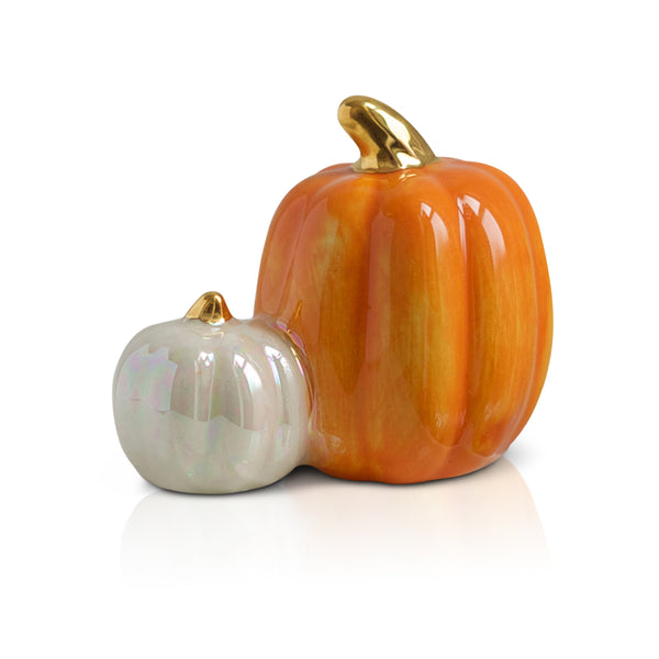 Nora Fleming Pumpkin Spice Ceramic Mini