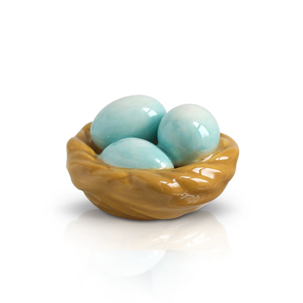 Nora Fleming Robin's Egg Blue Ceramic Mini