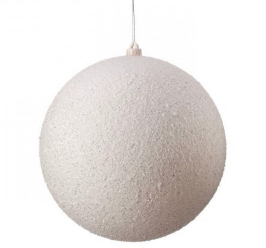 Large Snowball Ball Ornament