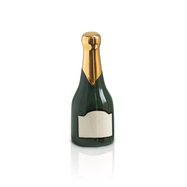 Nora Fleming Champagne Celebration! Ceramic Mini