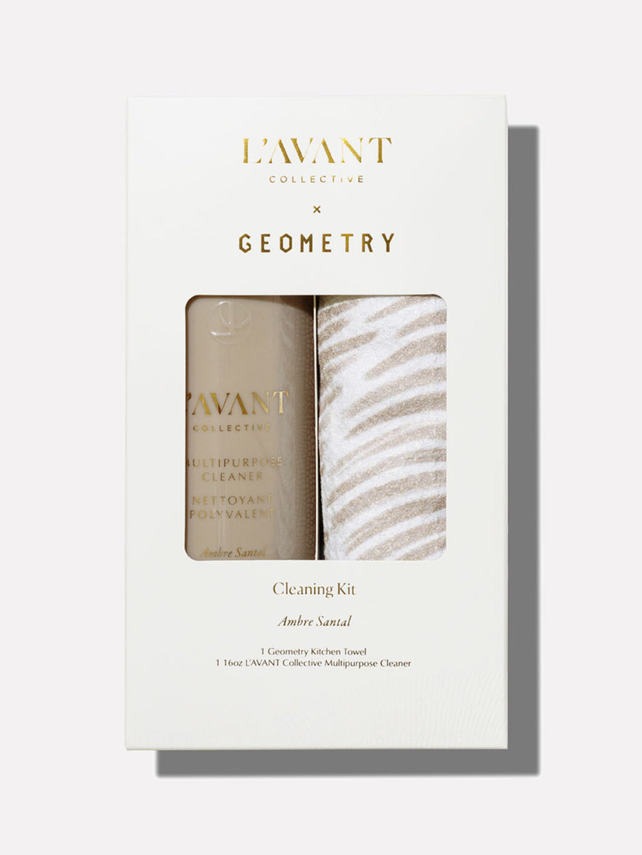 L'AVANT x Geometry Cleaning Kit - Ambre Santal