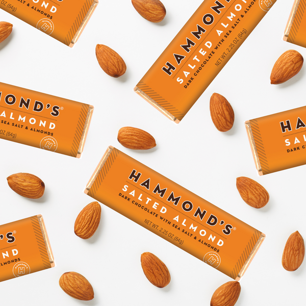 Hammond's Salted Almond Dark Chocolate Bar