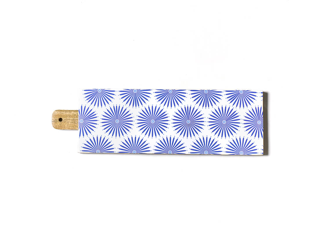 Coton Colors Iris Blue Wooden Rectangle Board