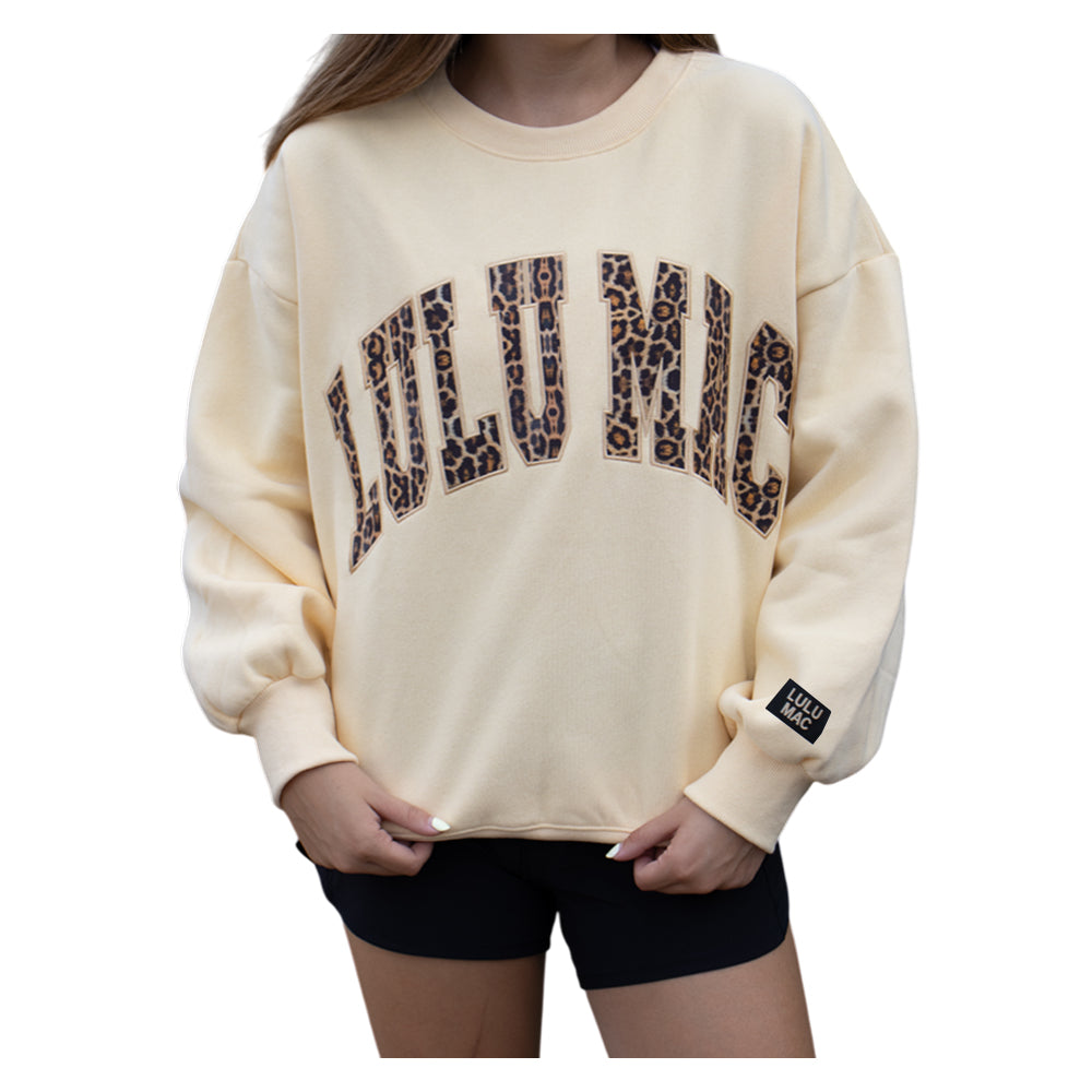 LULU MAC Butter Leopard Sweatshirt