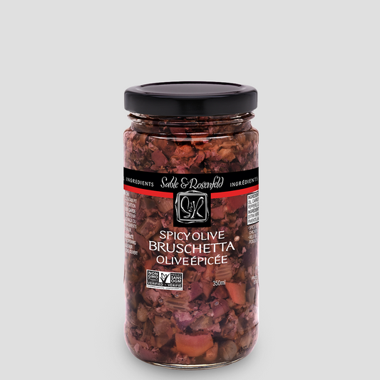 Sable & Rosenfeld Spicy Olive Bruschetta