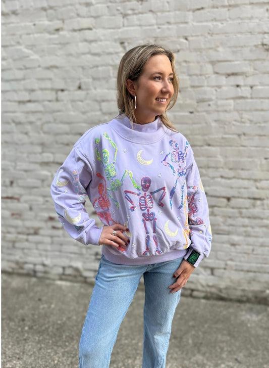QOS Dancing Skeleton Sweatshirt