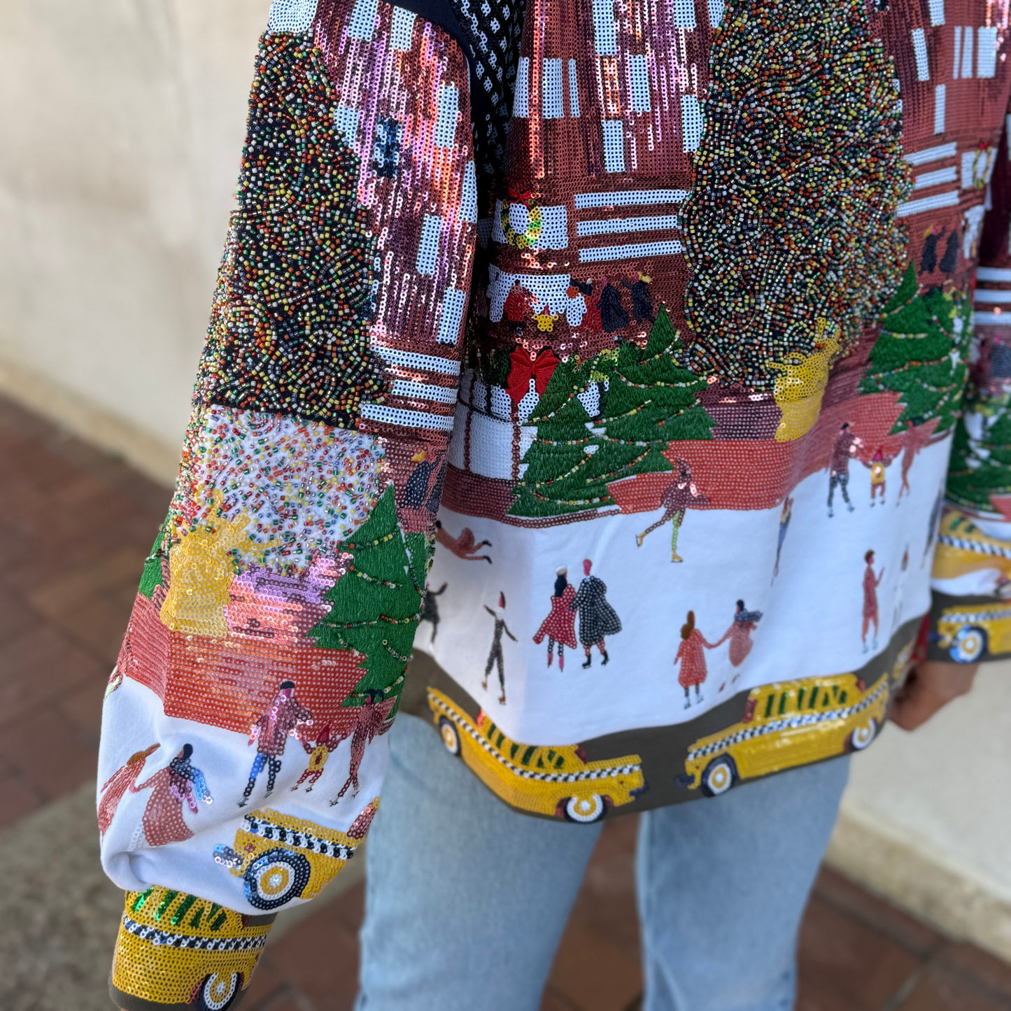 QOS Rockefeller Center at Christmas Sweatshirt