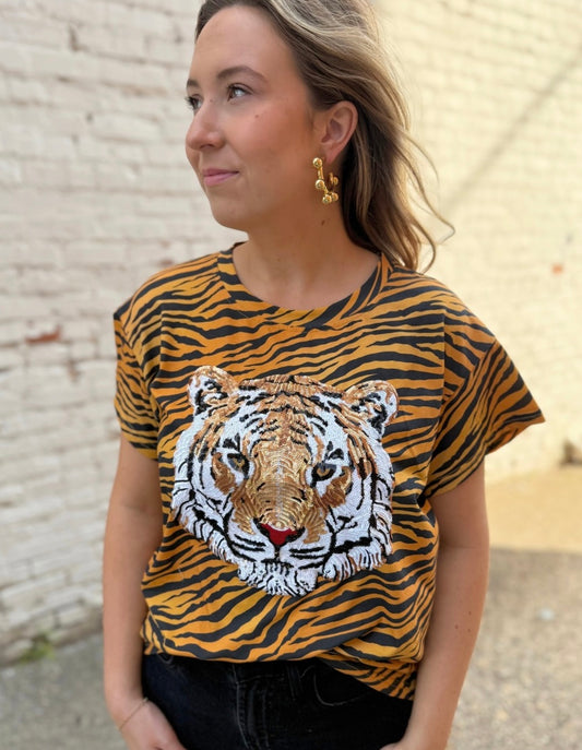 QOS Golden Tiger Tee