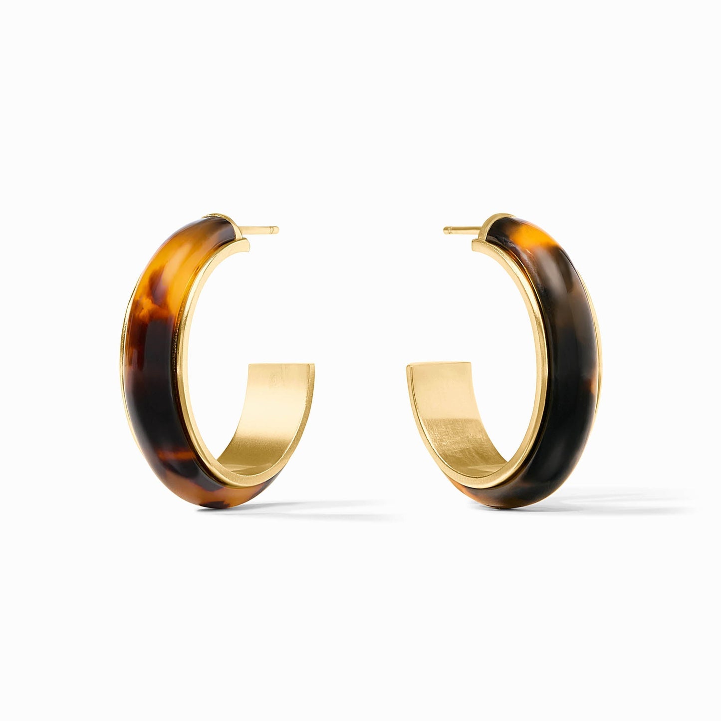 Julie Vos Carnaby Hoop - Tortoiseshell