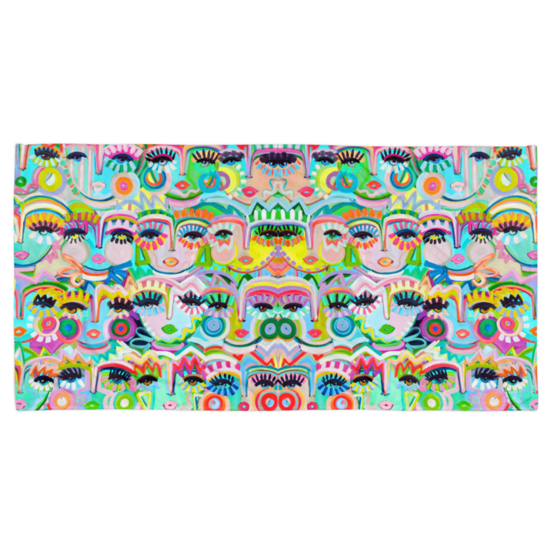 Windy O'Connor Chica Tribe Beach Towel