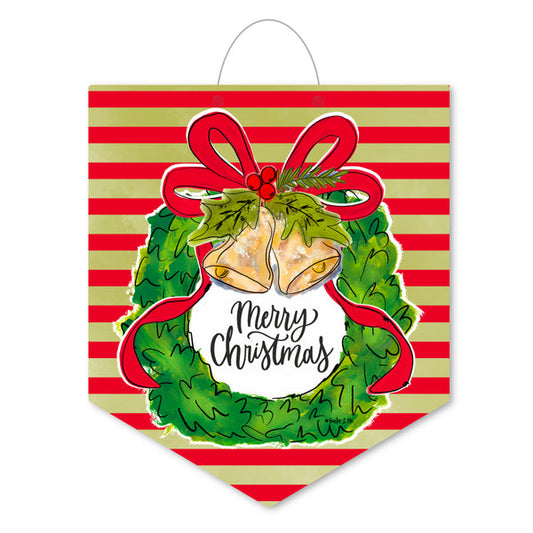 Merry Christmas Bells Door Hanger