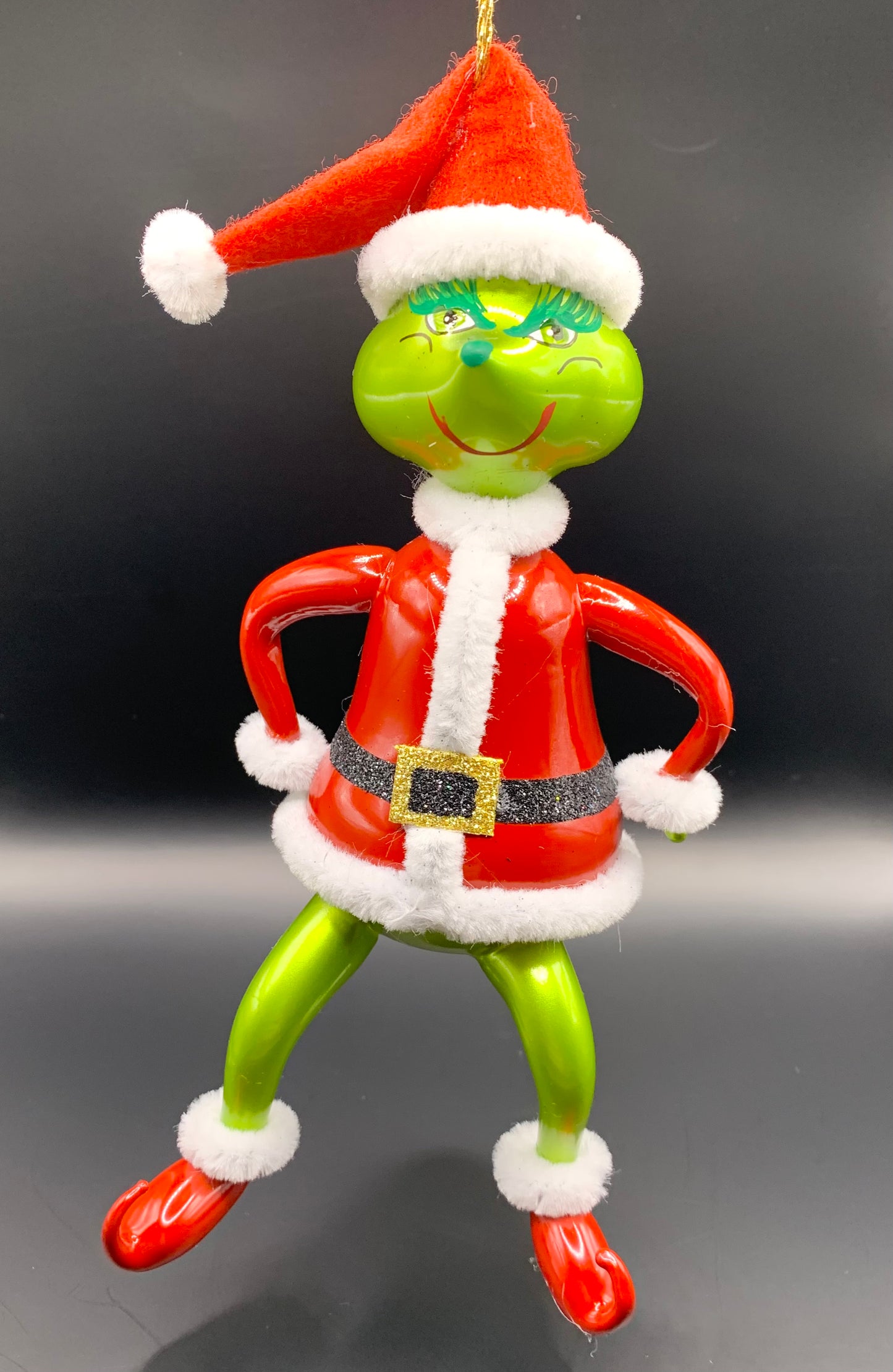 De Carlini Grinch Dressed as Santa