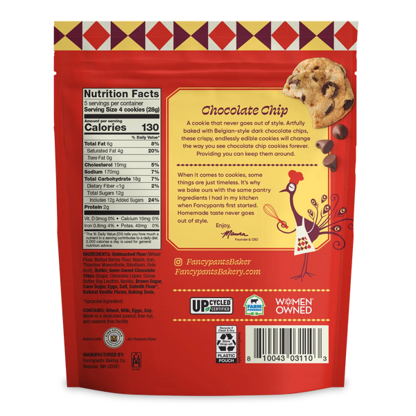 Fancypants Baking Co. Chocolate Chip Cookies