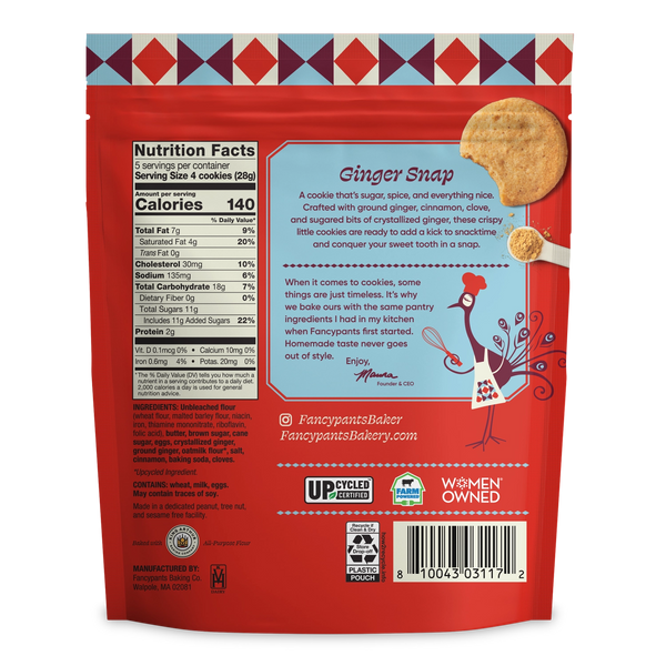 Fancypants Baking Co. Ginger Snap Cookies