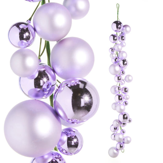 Purple Ball Garland