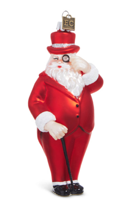 Tuxedo Santa Ornament