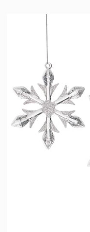 GLASS SNOWFLAKES