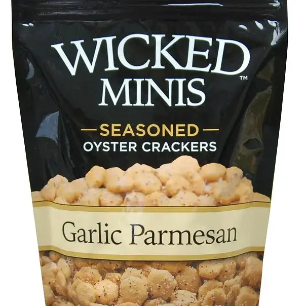 Wicked Minis Seasoned Snacking Crackers-Garlic Parmesan