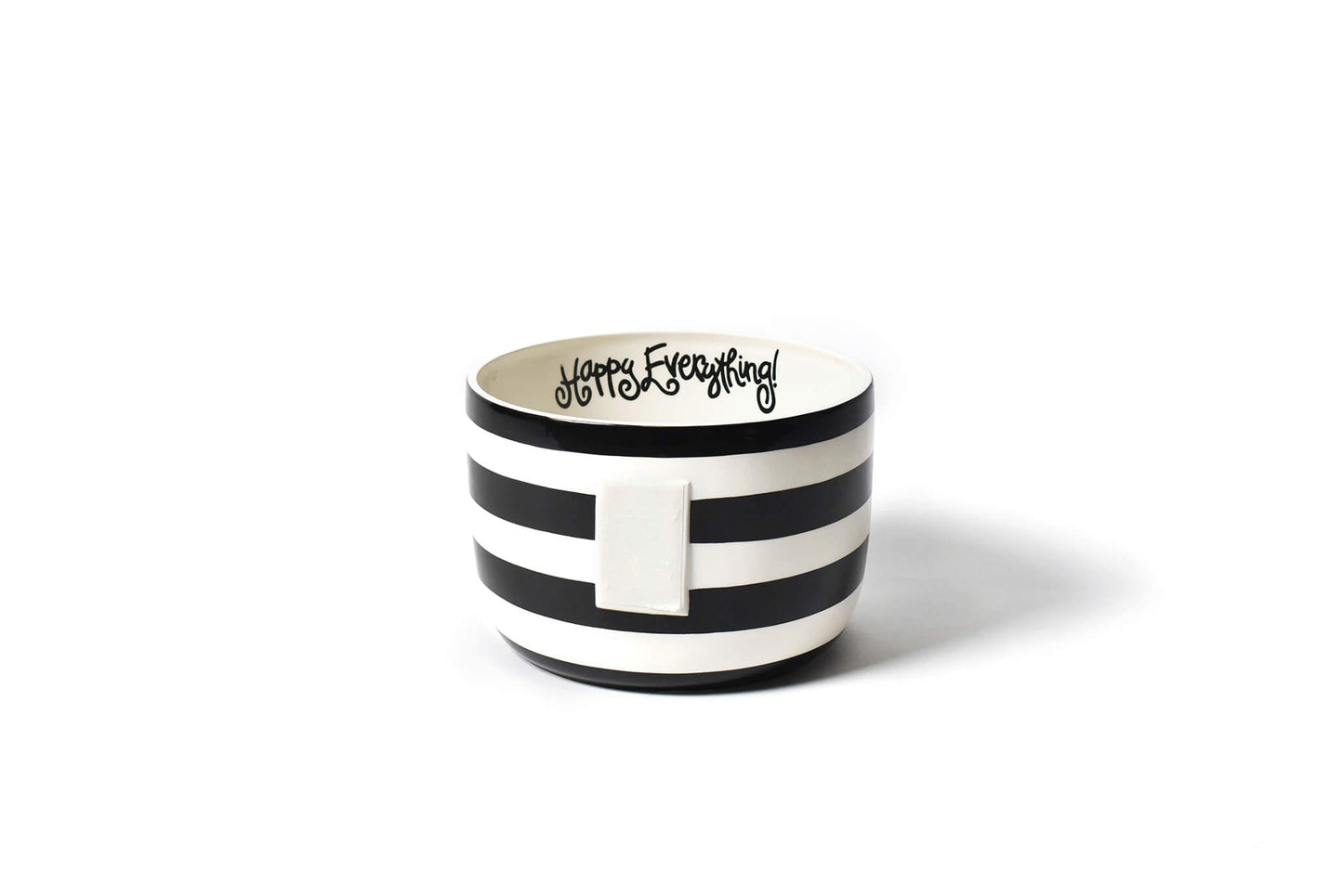 Happy Everything Black Stripe Big Bowl