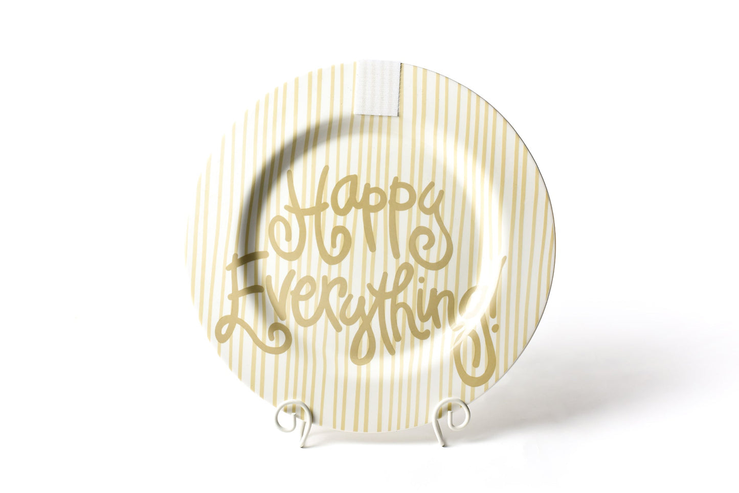 Happy Everything Neutral Stripe Happy Everything Big Platter