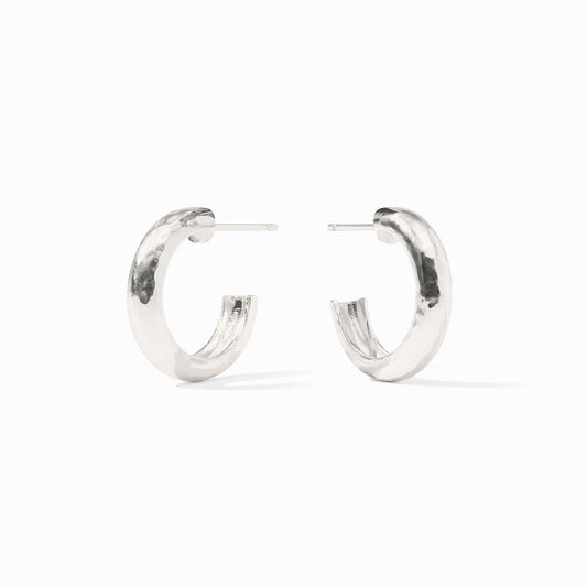 Julie Vos SILVER Havana Hoop Earring