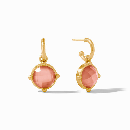 Julie Vos Honeybee Hoop & Charm Earring