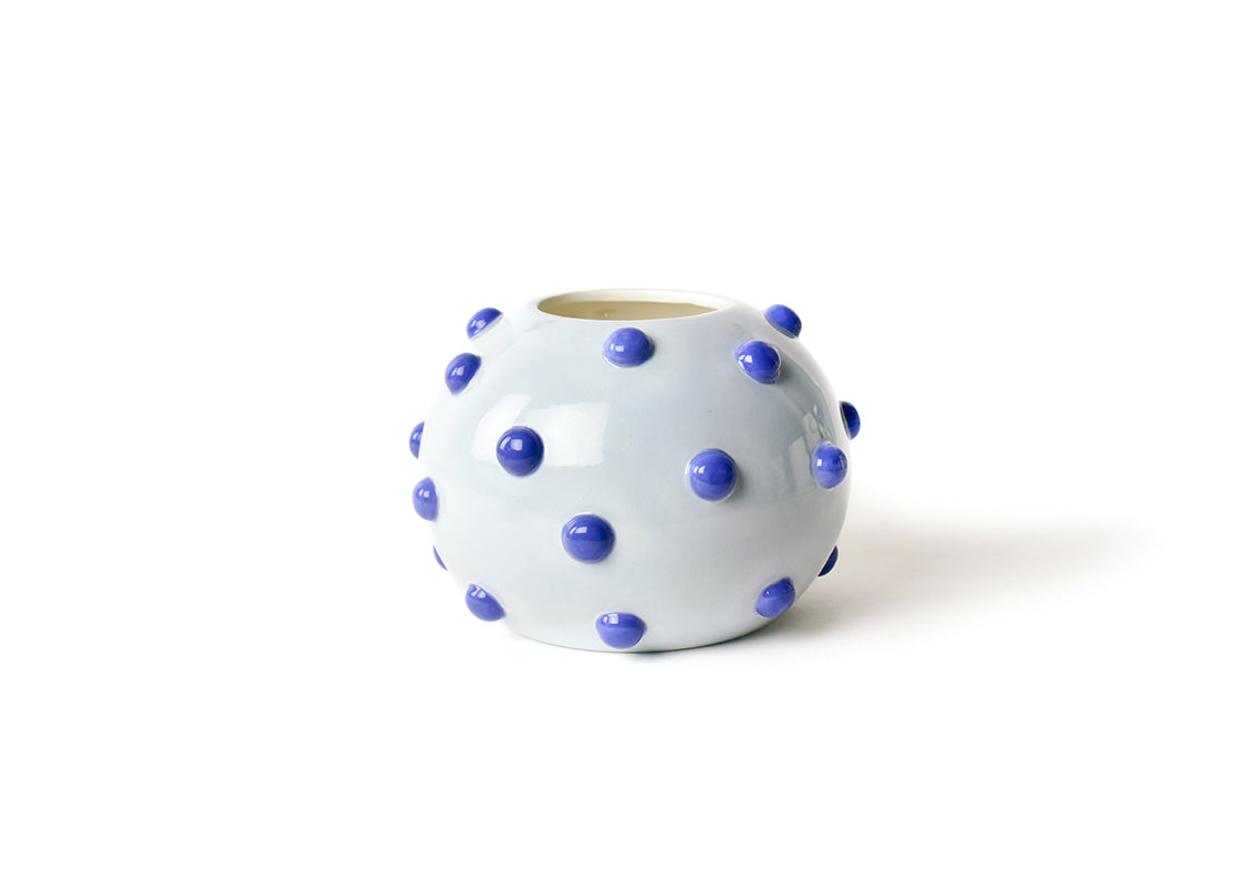 Coton Colors Iris Blue Large Round Vase