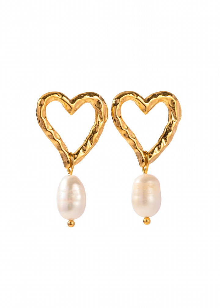 HJane Open Heart Studs