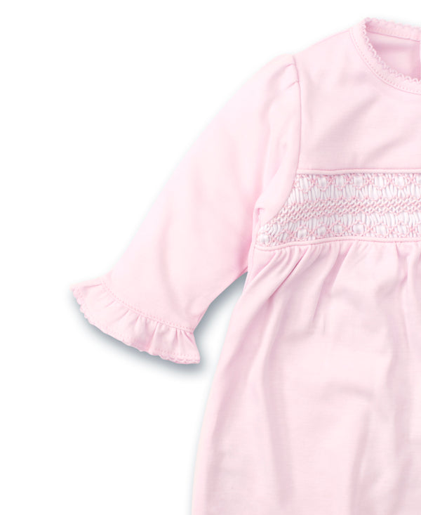 Kissy Kissy Hand Smocked Pink Sack