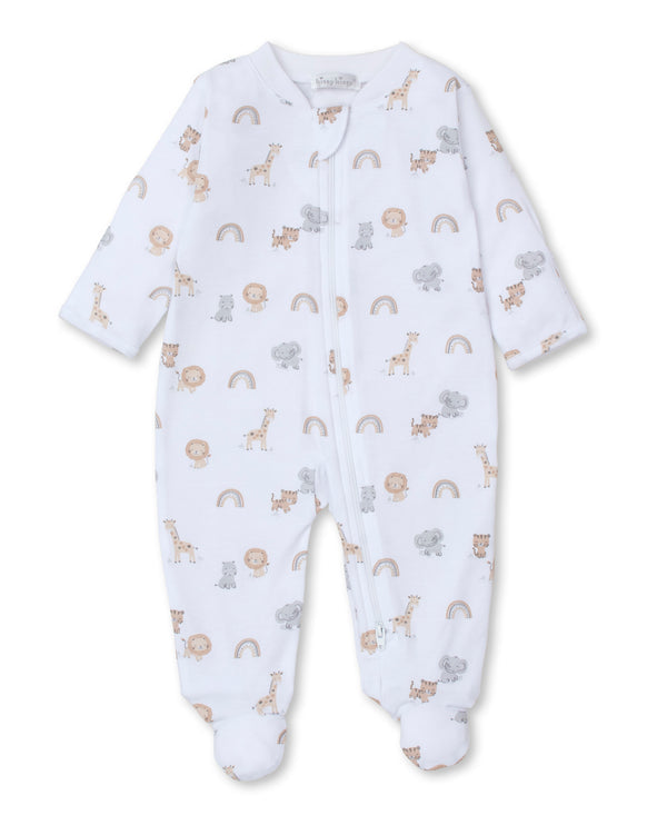 Kissy Kissy Safari Squad Zip Footie