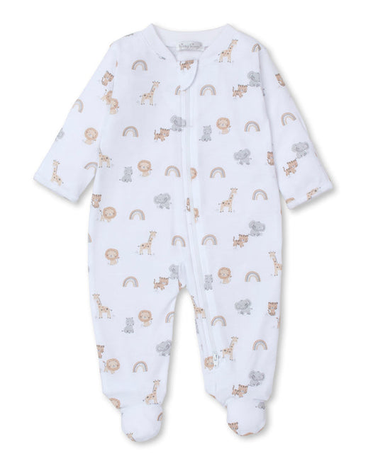 Kissy Kissy Safari Squad Zip Footie