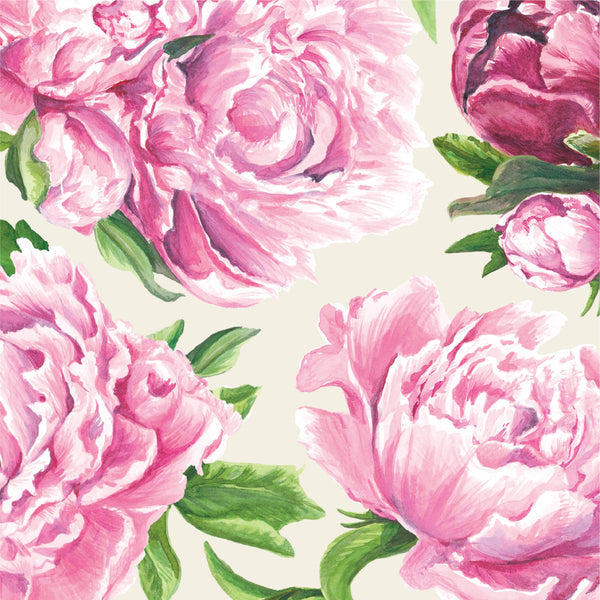 Hester & Cook Guest Napkins Peony