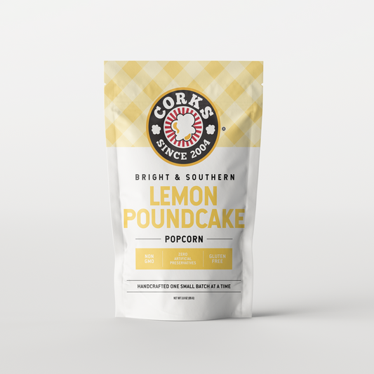 Corks Lemon Poundcake Popcorn