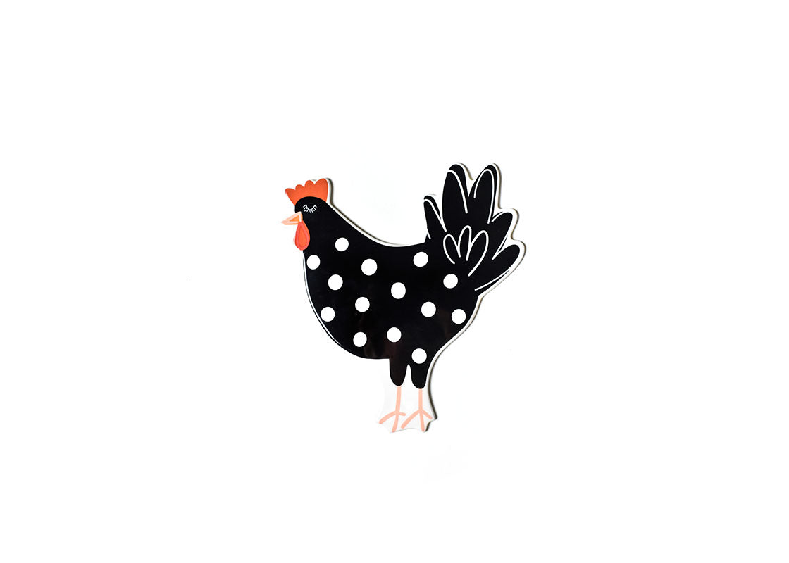 Happy Everything Polka Dot Chicken Mini Attachment