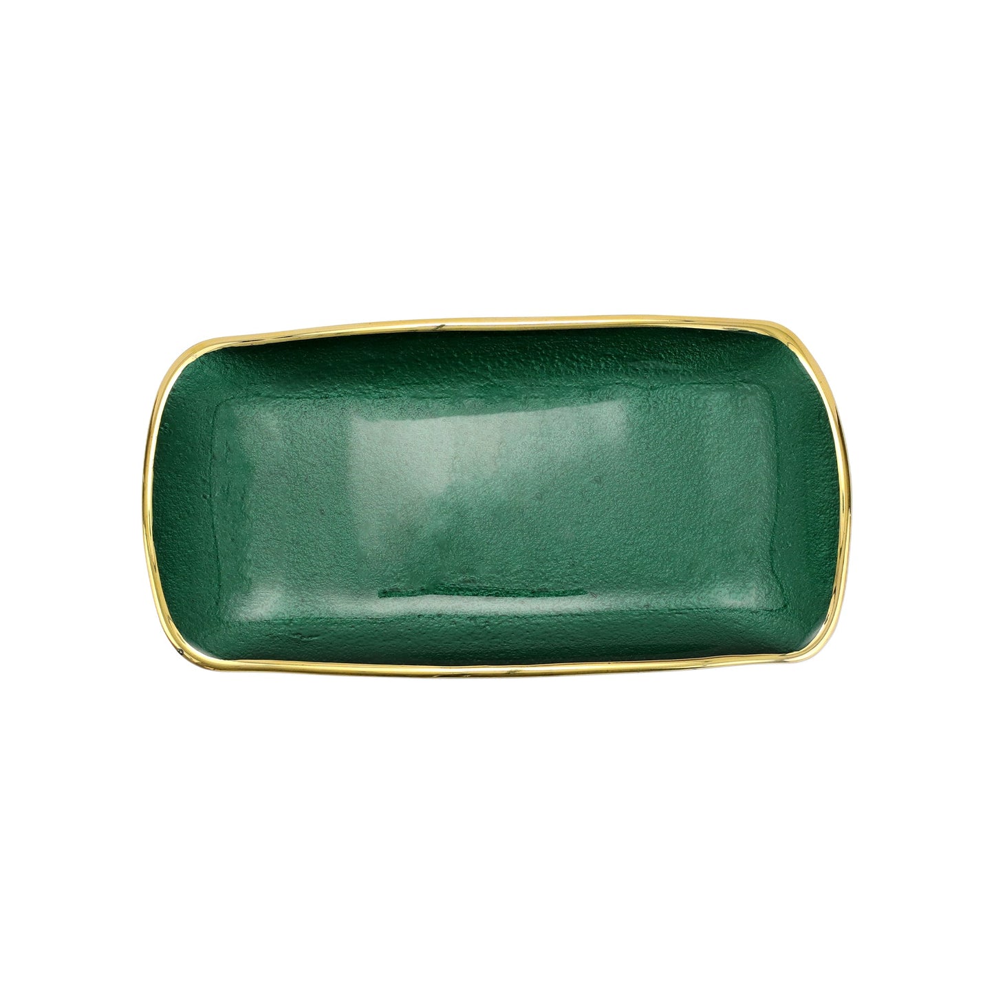 Vietri Metallic Glass Tray