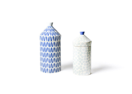 Coton Colors Iris Blue Canister Set