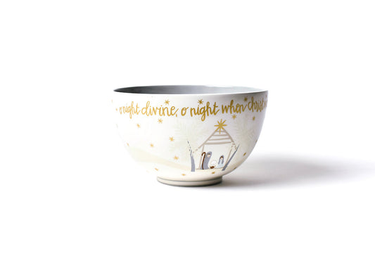 Coton Colors Nativity Large Footed Bowl