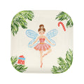 Nutcracker Sugar Plum Fairy Square Platter