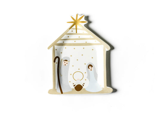 Coton Colors Nativity Shaped Platter