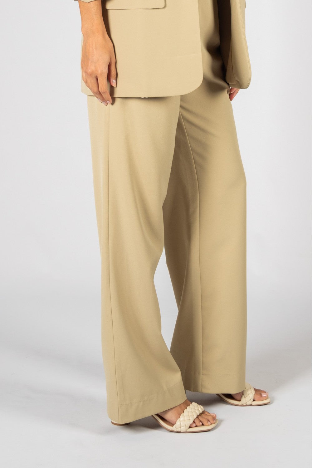 High Waisted Slouchy Trouser