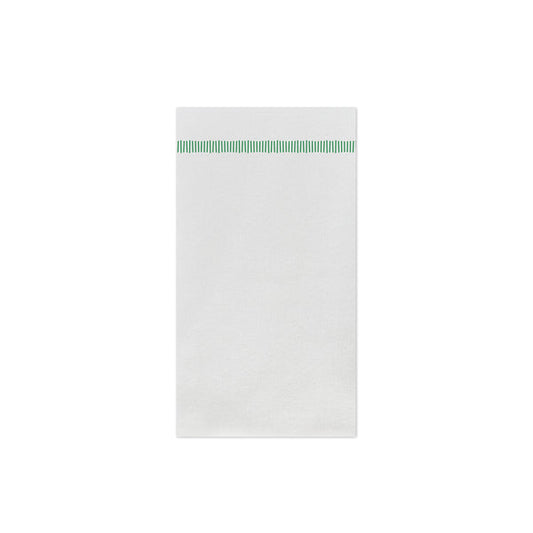 Vietri Papersoft Guest Towels- Fringe Green