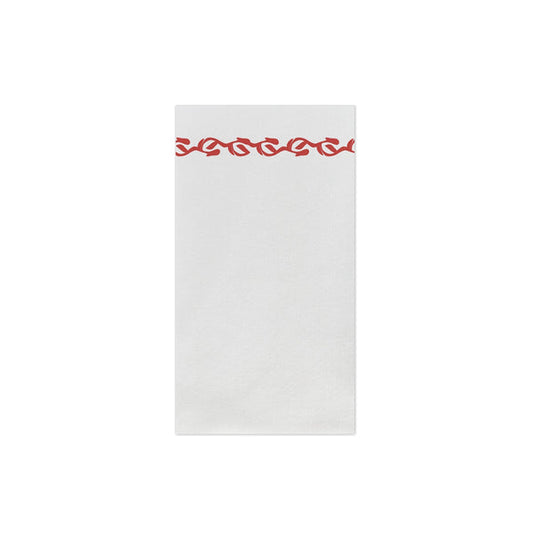 Vietri Papersoft Guest Towels- Florentine Red