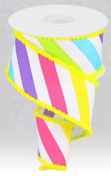 Spring Stripe Drift Ribbon