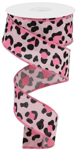 Pink Leopard Ribbon