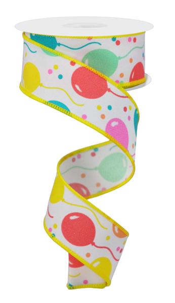 Pastel Balloon Ribbon