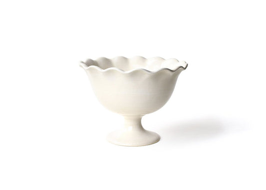 Coton Colors Signature White Ruffle Trifle Bowl