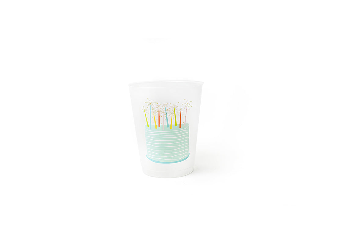 Happy Everything Sparkle Cake Frosted Cups